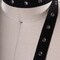 Black Cotton Grommet Tape 0.75" Twill Trim with Silver Eyelets for Sewing & Crafts